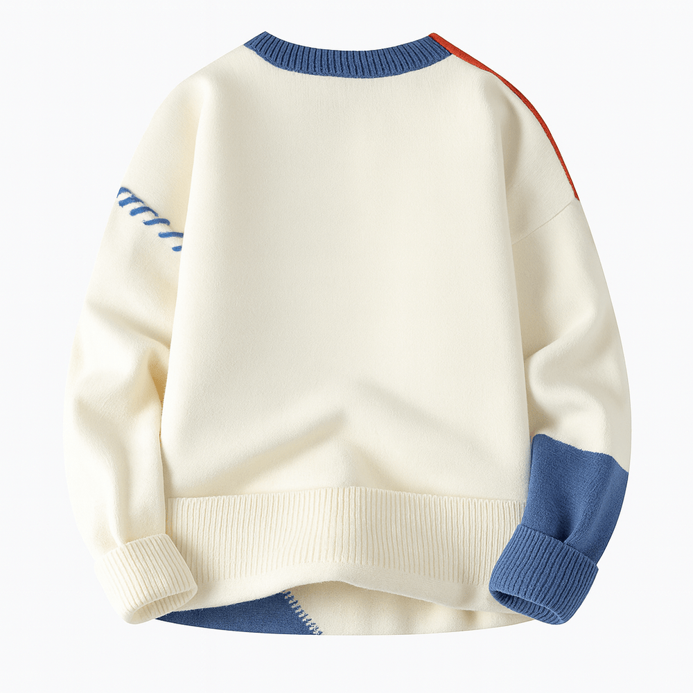 Finezo | Arty Patch Pullover - Finezo.de