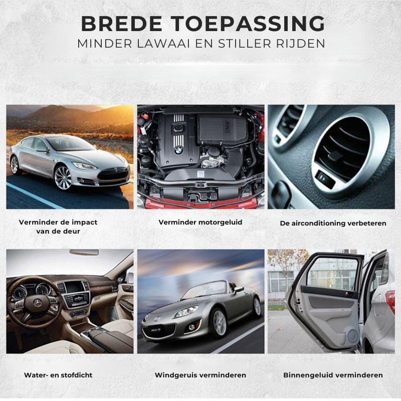 AutoSeal – Dichtungsstreifen zur Schalldämmung von Autotüren