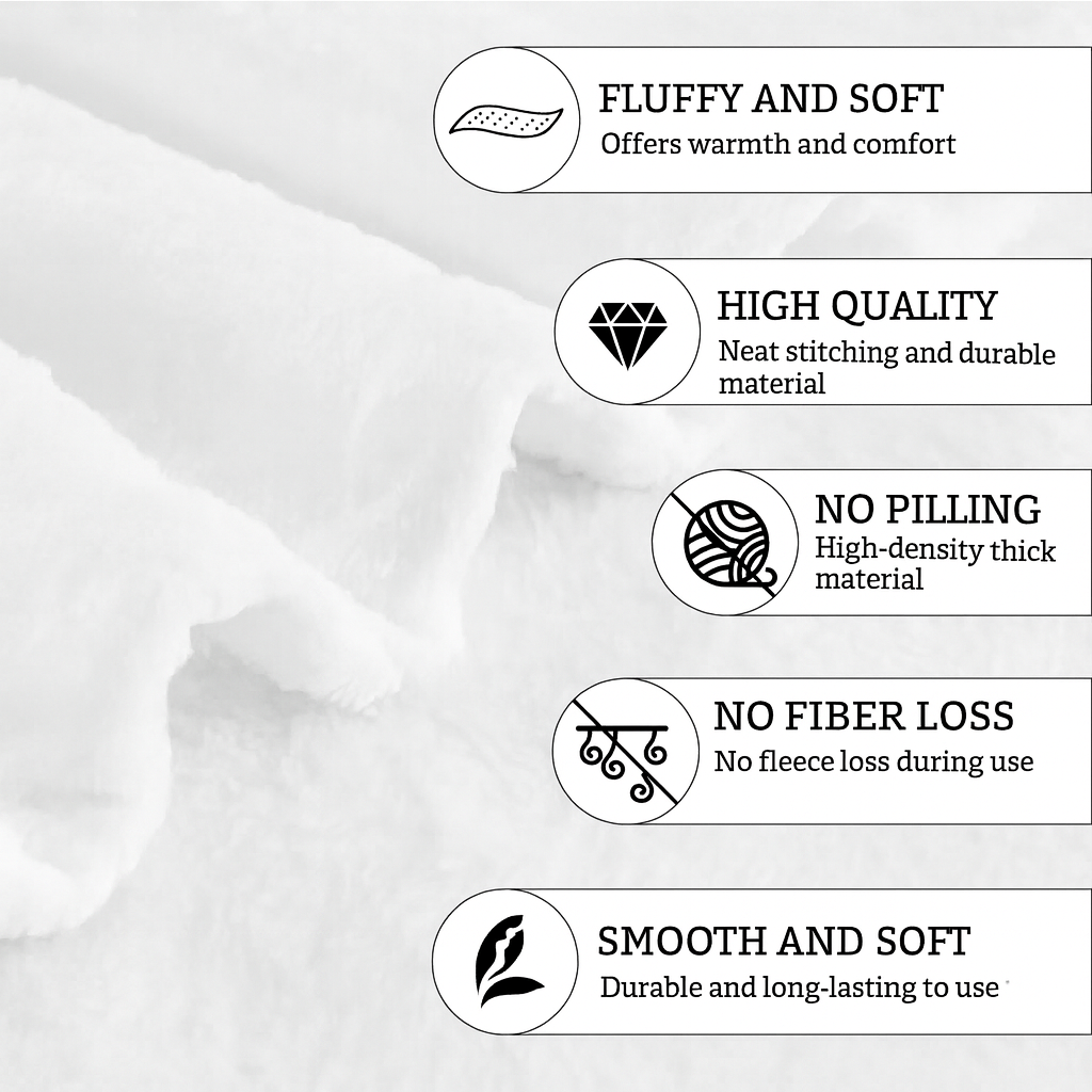 Weiche Fleecedecke mit Horrormotiven