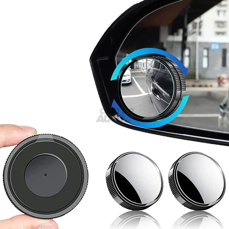 360° Rotatable Wide-Angle Blind Spot Mirrors (2 pcs)