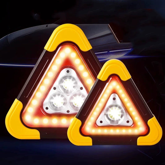 LED Multifunktionelle solarbetriebene Dreibein-Warnleuchte für Autos