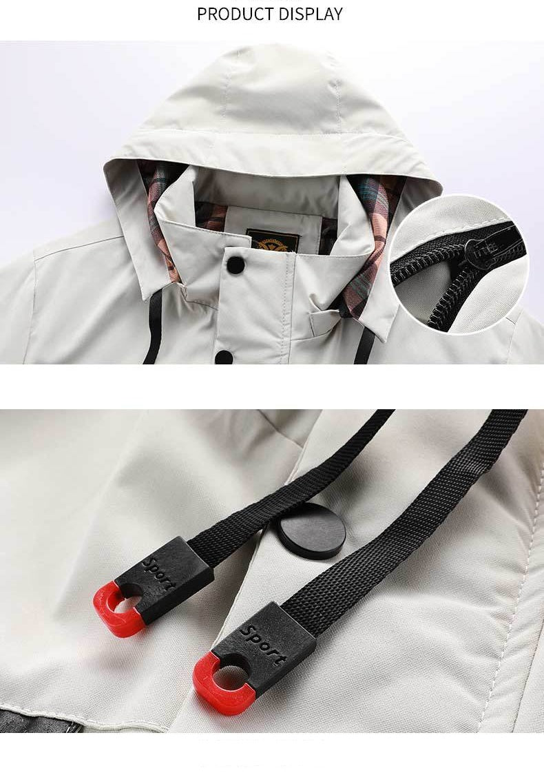 Wind- und wasserdichte Winterjacke für Herren 