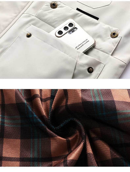 Wind- und wasserdichte Winterjacke für Herren 