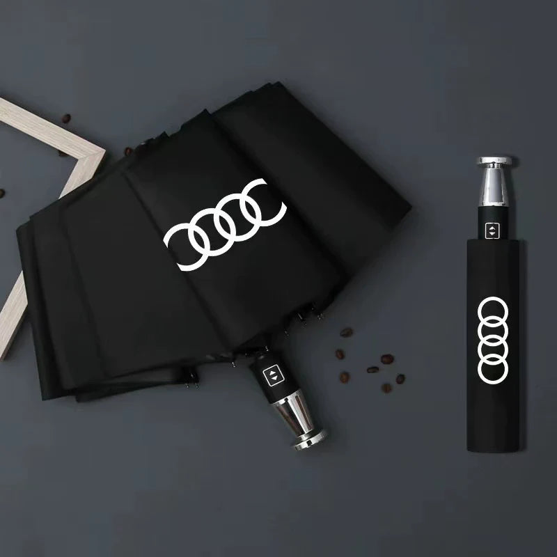 Automatischer Auto-Faltschirm – Langstieliger Regenschirm