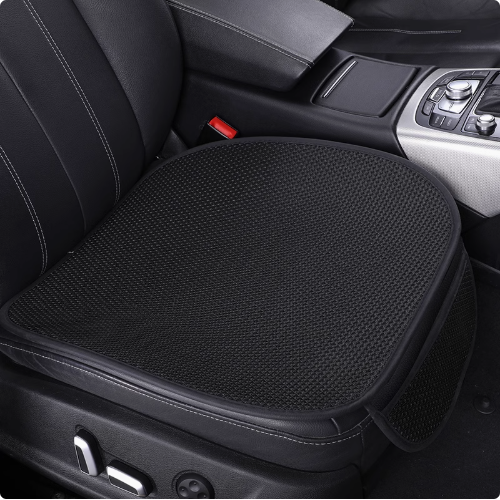 BreezeCore Silk Seat Cushion-Breathable Comfort & Storage Pocket