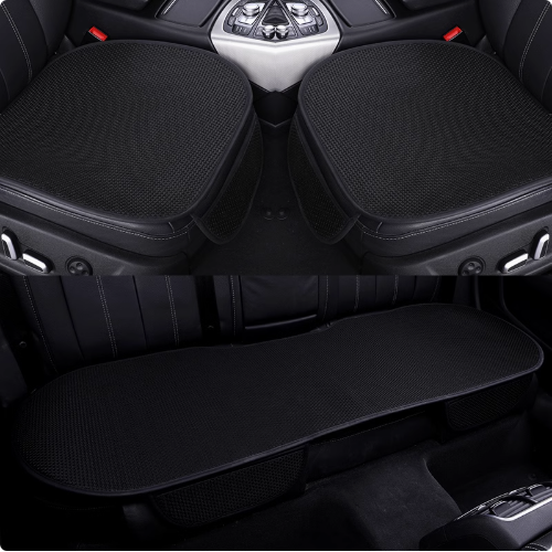 BreezeCore Silk Seat Cushion-Breathable Comfort & Storage Pocket