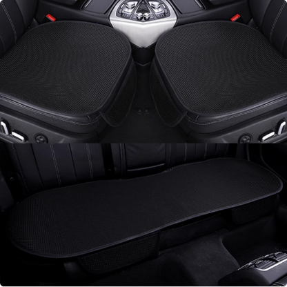 BreezeCore Silk Seat Cushion-Breathable Comfort & Storage Pocket