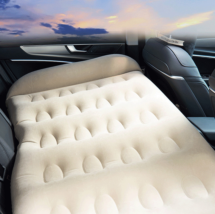 Car Backseat Inflatable Mattress - Electric Pump & Easy Storage