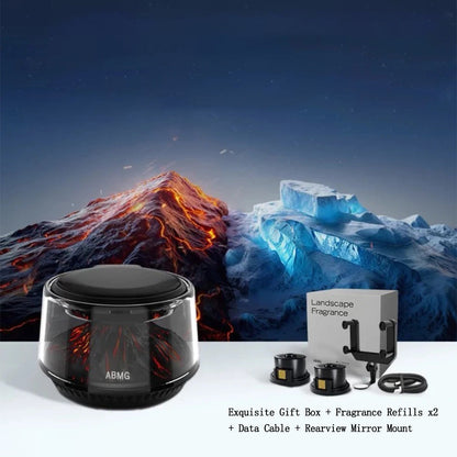 Vulkaan &amp; Gletsjer Auto Luchtverfrisser