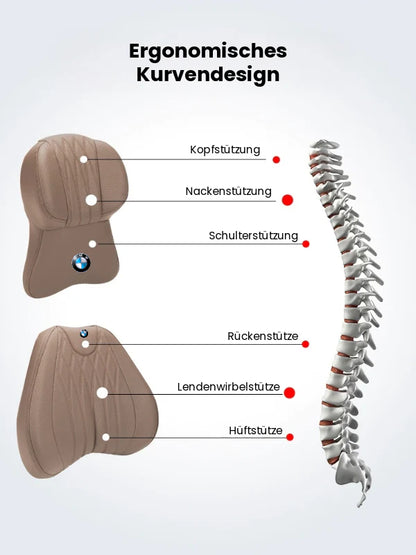 5D Memory-Kopf-Rücken-Set | Halswirbelsäule Schutz 