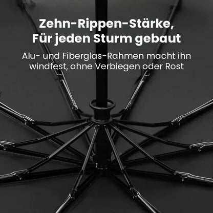 Automatischer Auto-Faltschirm – Langstieliger Regenschirm