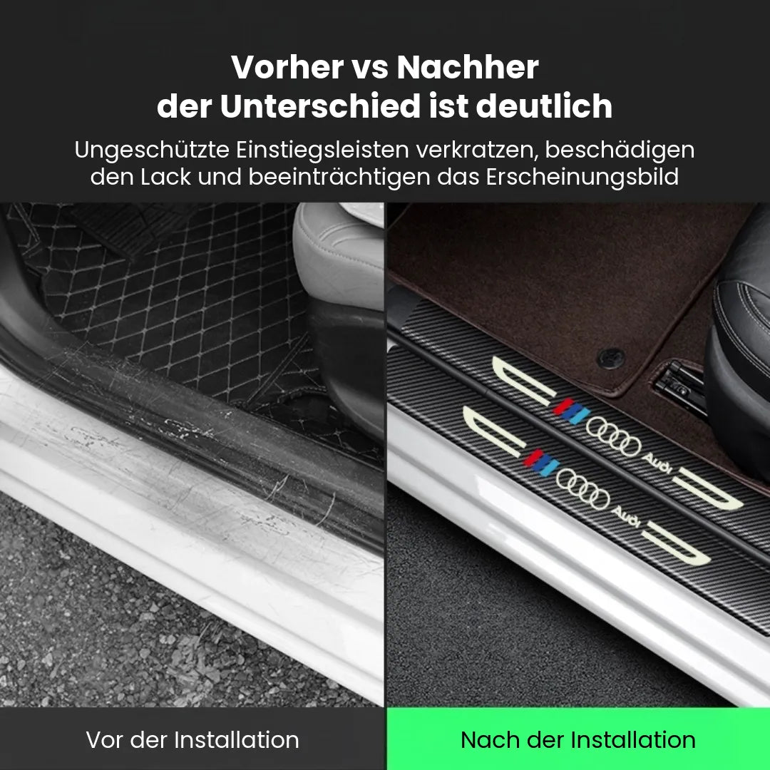 Glow-in-the-Dark Carbon-Aufkleber