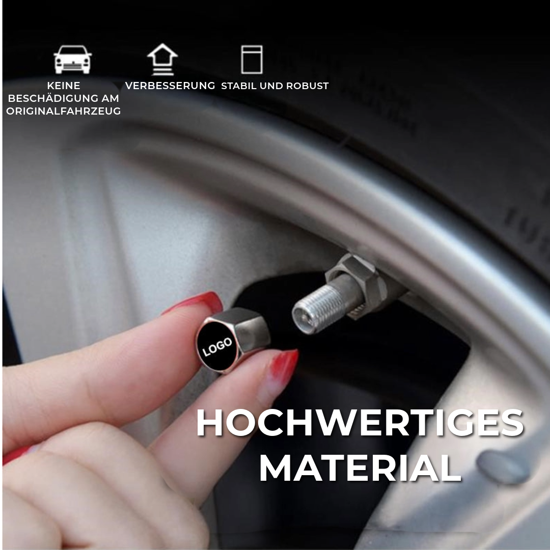 Auto-Logo Wheel Hub Valve Cap Core Ventilkappe