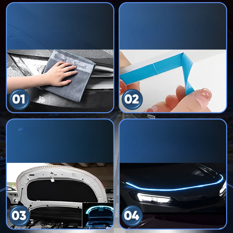 Dynamische LED-Haubenbeleuchtung (2 m Streifen)