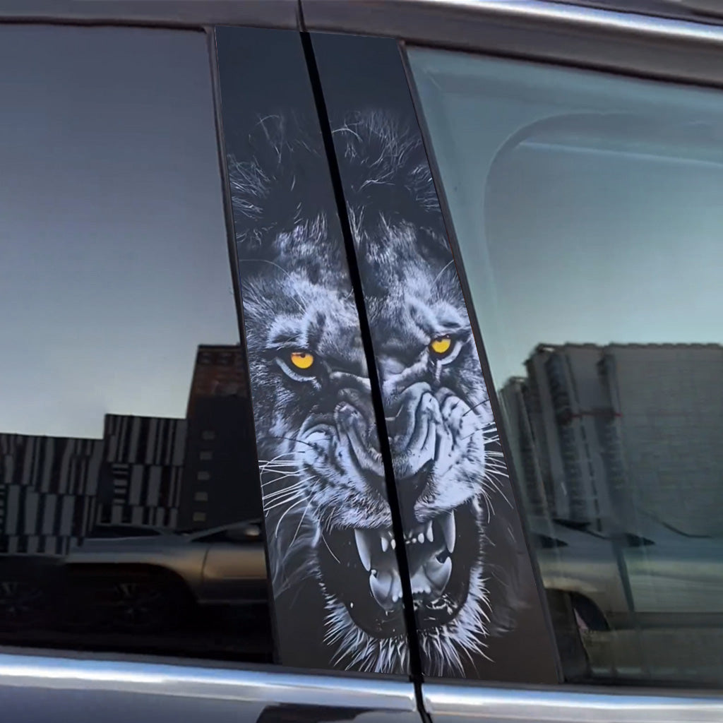 lion car sticker