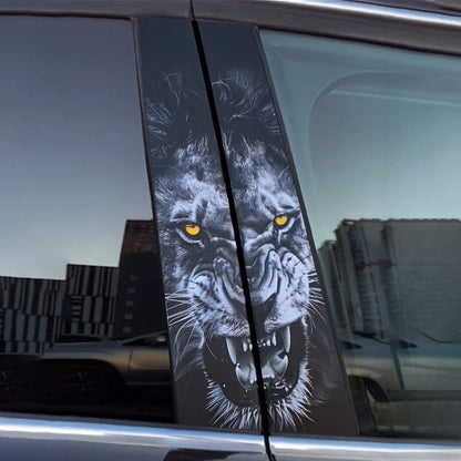 lion car sticker