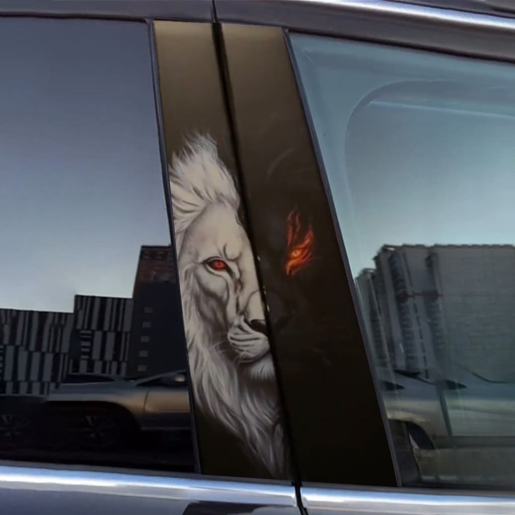 lion car decals