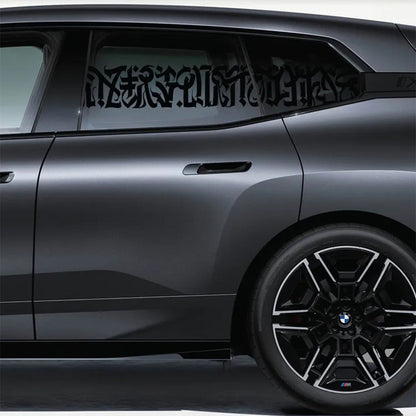 Gotische voorruitsticker