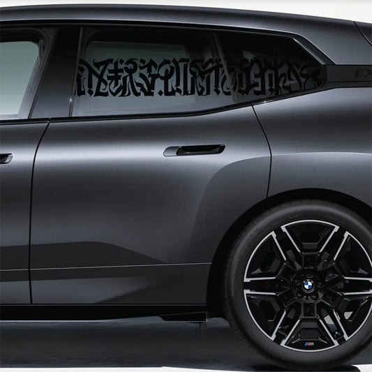 Gothic Windshield Decal