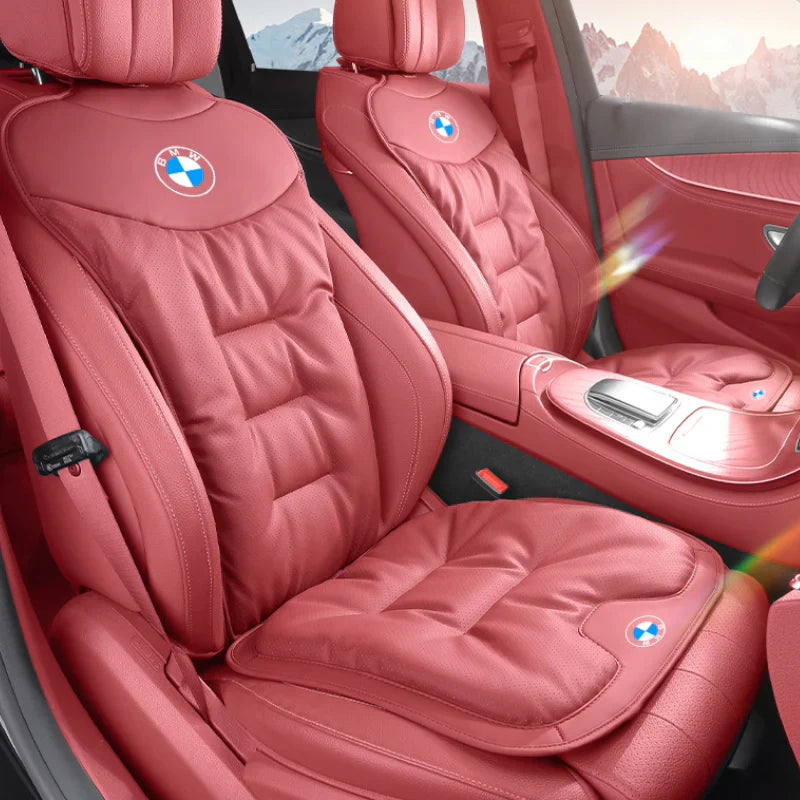 Leather Logo Car Seat Cover