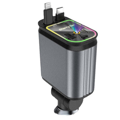 Autolader met ausziehbarem-kabel