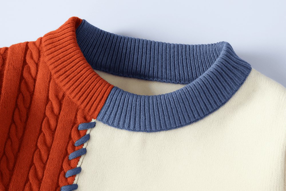 Finezo | Arty Patch Pullover - Finezo.de