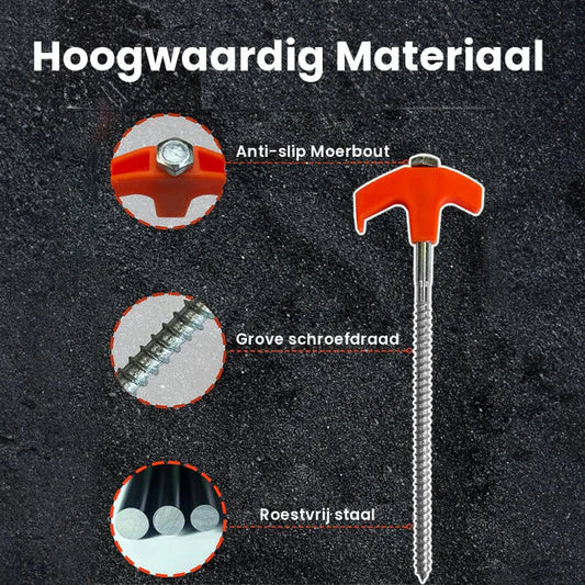 Einschraubbare Zeltheringe (4 pcs.)