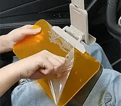 Transparante UV-werende Zonneklep 2-in-1