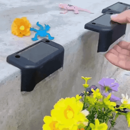 Solar-Klemmleuchten für den Außenbereich-4 Stücke