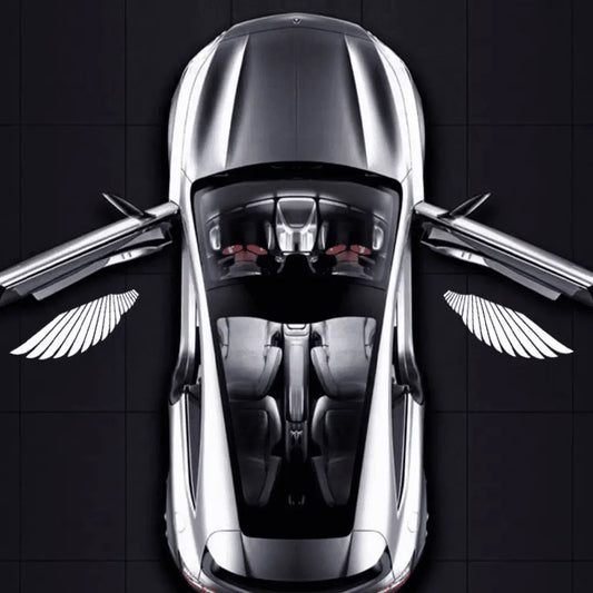 Autotürleuchten in Engelsflügelform (2 Stück)