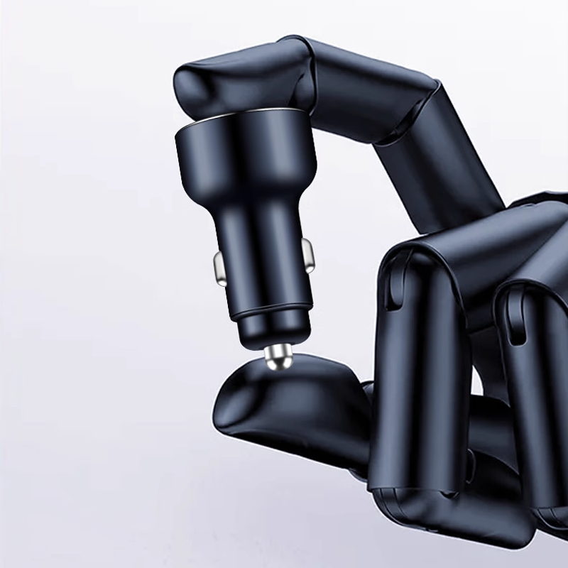 PowerLuxe Car Fast Charger with Ambient Light - Customizable Logo