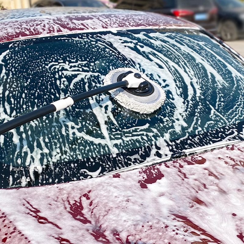 ProGlide Telescopic Car Wash Brush – Scratch-Free & Easy to Store