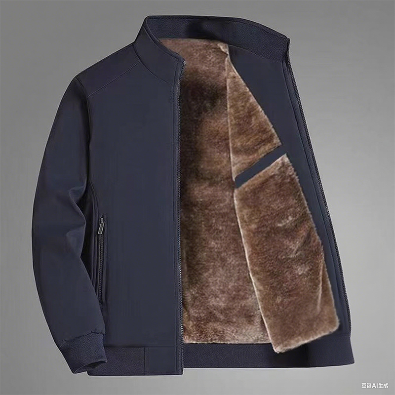 Herren-Reißverschlussjacke – breivrij en nat