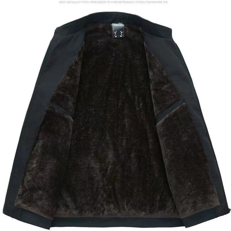 Herren-Reißverschlussjacke – knitterfrei und wetterfest