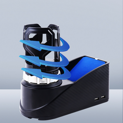 Uitschuifbare bekerhouder voor in de auto – installatie in één seconde