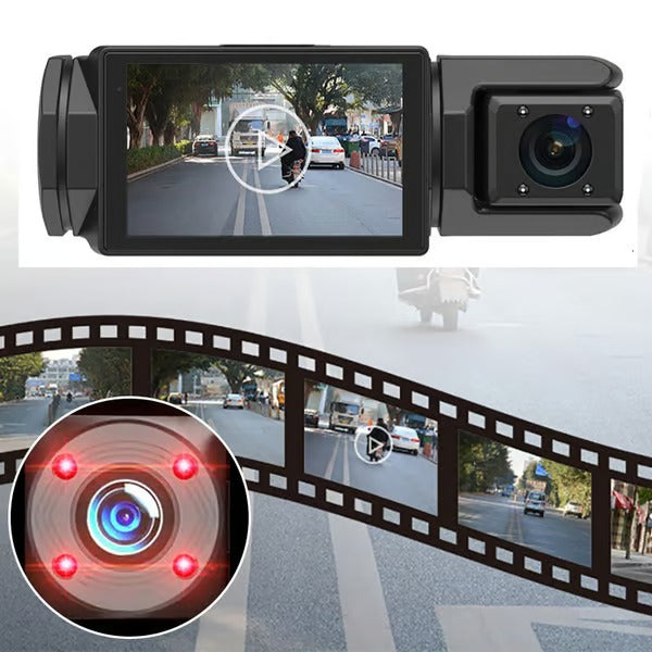 3 Lens Auto Dvr Dash Cam